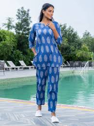 Ladies Cotton Night Suit